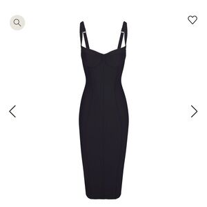 SKIMS X DOLCE GABBANA Body Dress Black Size Medium